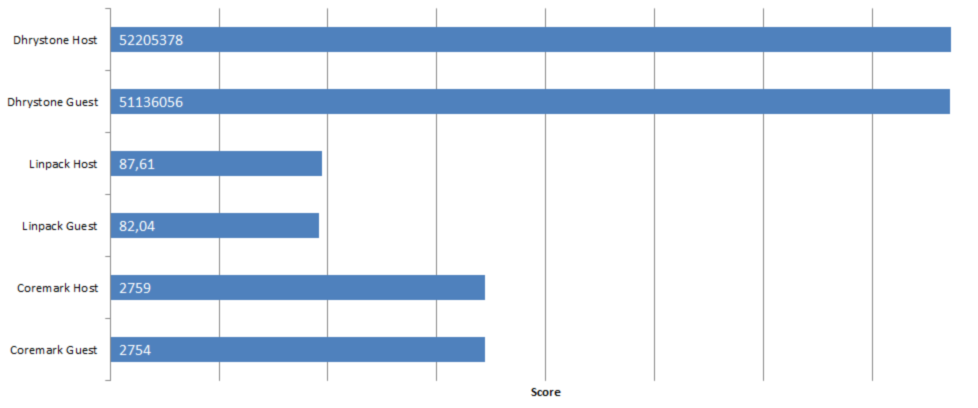 évaluation de tests de performance de kvm sur arm, profilage de cpu/mémoire et E/S dans des systèmes virtualisés